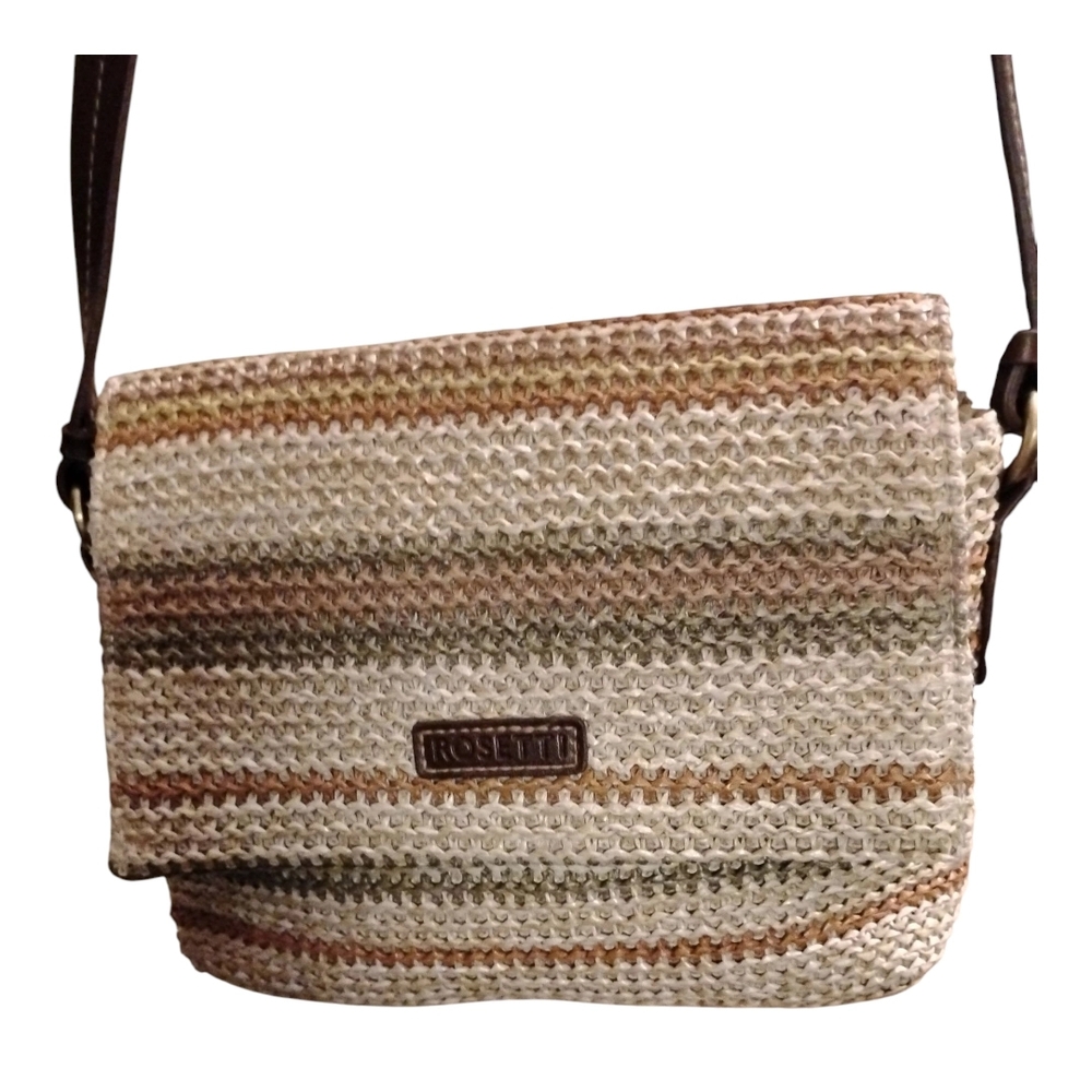 Rosetti Tan and Brown Women's Bag, Vintage And Unused, no Known Flaws